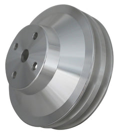 MARCH PERFORMANCE 13032 March Performance Pontiac V8 Water Pump Pulley 2V - Aluminum V-Belt 2-Groove, 6.125 Inch Diameter