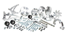 Load image into Gallery viewer, MARCH PERFORMANCE 13120 March Performance Pontiac V8 Serpentine Pulley Conversion Kit - 6-Rib Aluminum with Clear Powder Coat, Part #13120