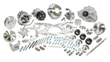 Load image into Gallery viewer, MARCH PERFORMANCE 13135 March Performance Pulley Kit for Pontiac V8 with 6-Rib Serpentine Belt - Aluminum with Clear Powder Coat