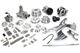 MARCH PERFORMANCE 16030 March Performance Olds 350-455 Alternator, AC, Power Steering Style Track Pulley Kit - Part 16030