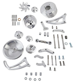 MARCH PERFORMANCE 16065 March Performance Oldsmobile 455 Ultra Serpentine Pulley Kit with Power Steering - Part Number 16065