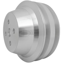 Load image into Gallery viewer, MARCH PERFORMANCE 1633 March Performance SBF Water Pump Pulley 2V - 5.25 Inch Aluminum V-Belt Pulley with Clear Powder Coat for Small Block Ford