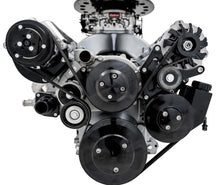 Load image into Gallery viewer, MARCH PERFORMANCE 20095-08 March Performance Chevy LS1-LS7 Pro-Track Serpentine Pulley Kit with Black Aluminum Finish