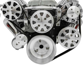 MARCH PERFORMANCE 20360 March Performance BBC Ultra Drive Serpentine System with 6-Rib Aluminum Pulley Kit (Part #20360)