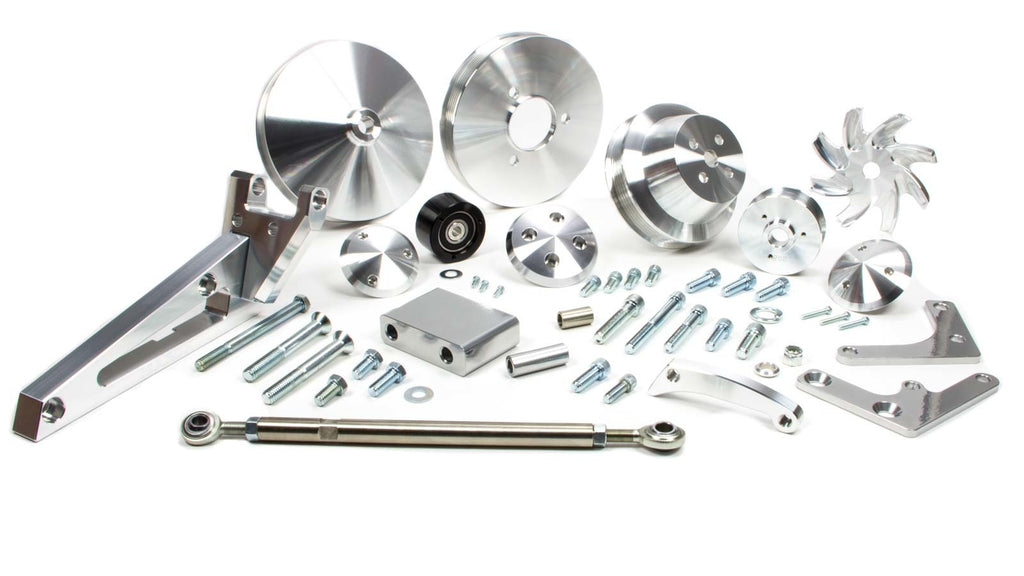 MARCH PERFORMANCE 20580 BBC Outward Mount Serpentine Pulley Kit