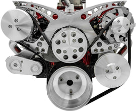 MARCH PERFORMANCE 21160 March Performance SBC Revolver Serpentine System with AC for Small Block Chevy