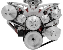 Load image into Gallery viewer, MARCH PERFORMANCE 21270 March Performance BBC Corvette Style Track Serpentine Pulley Kit with AC - Part #21270