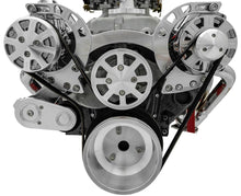 Load image into Gallery viewer, MARCH PERFORMANCE 21610 March Performance SBC Sport Track Serpentine Pulley Kit for Small Block Chevy with 6-Rib Aluminum Design