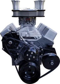 MARCH PERFORMANCE 21695-08 SBC Sport Track Pulley System LWP Black