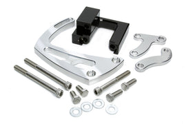 MARCH PERFORMANCE 23004 Chevy BB Power Steering Braket clear powder coat