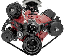 Load image into Gallery viewer, MARCH PERFORMANCE 23690-08 March Performance BBC Sport Track Conversion Kit with AC for Big Block Chevy - 6-Rib Serpentine Aluminum Pulley System