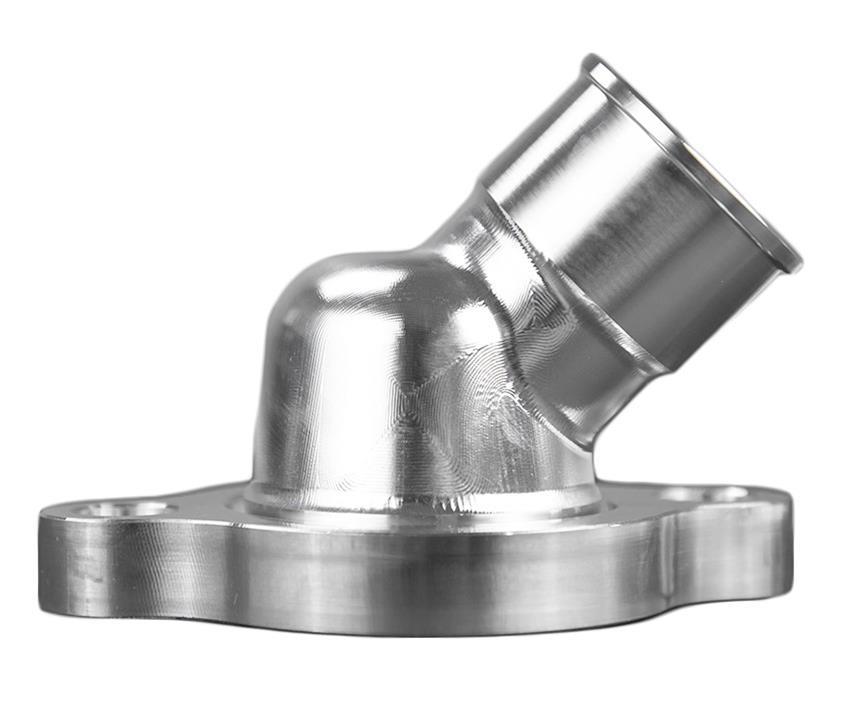 MARCH PERFORMANCE BTH-333-05 March Performance Polished 45 Degree Water Neck for Big Block Ford - Part BTH-333-05