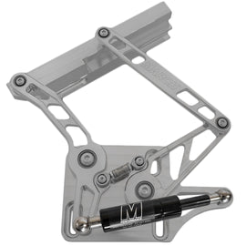 MARCH PERFORMANCE HH70M-S-08 March Performance 67-70 Ford Mustang Hood Hinges Pair - Adjustable Aluminum with Black Powder Coat