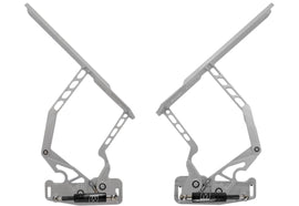 MARCH PERFORMANCE HH72CE-S-05 March Performance Polished Aluminum Hood Hinges Pair for 1968-1972 Chevrolet Chevelle