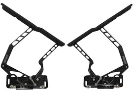 MARCH PERFORMANCE HH72CE-S-08 March Performance Black Aluminum Hood Hinges for 1968-1972 Chevrolet Chevelle – Pair