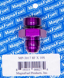MAGNAFUEL/MAGNAFLOW FUEL SYSTEMS MP-3017 #8an Male to #10an O-Ring Str. Adapter Ftng