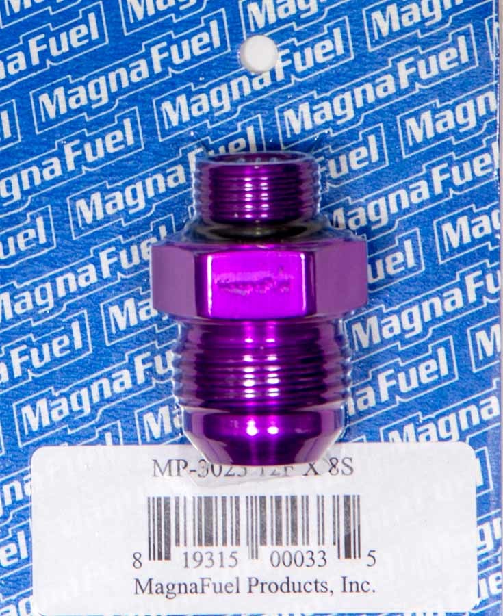 MAGNAFUEL/MAGNAFLOW FUEL SYSTEMS MP-3023 #12 to #8 O-Ring Male Adapter Fitting