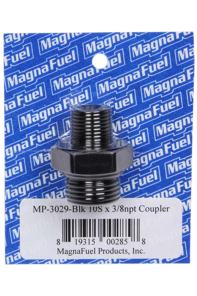 MAGNAFUEL/MAGNAFLOW FUEL SYSTEMS MP-3029-BLK Union Couple Fitting - #10 x 3/8npt - Black