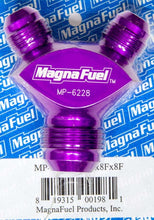 Load image into Gallery viewer, MAGNAFUEL/MAGNAFLOW FUEL SYSTEMS MP-6228 Y-Fitting - 1 #12an Male &amp; 2 #8an Male