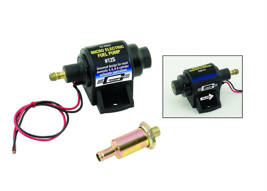 MR. GASKET 12S Universal Electric Fuel Pump 4-7psi 35gph