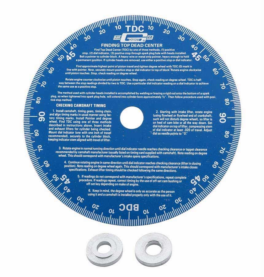 MR. GASKET 1570 Universal Degree Wheel 7 inch