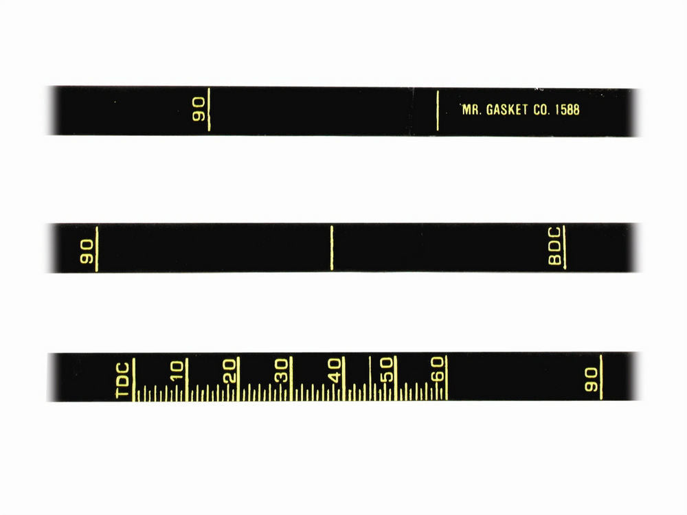 MR. GASKET 1588 Sbc 6-3/4in Timing Tape