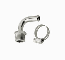 Load image into Gallery viewer, MR. GASKET 2970G 3/8in NPT 90deg Chrome Hose Fitting To 3/8in Ho
