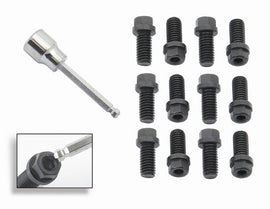 MR. GASKET 3420G 3/8-16 x 3/4 Header Bolt Set (12) Combo Hex & Soc