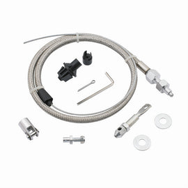 MR. GASKET 5657 Throttle Cable Kit  - Steel Braided style