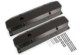 MR. GASKET 6865BG BBM Fab. Alm Valve Cover Set - Black