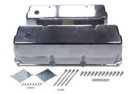 MR. GASKET 6890G BBF Cast Alm Valve Cover Set Tall Polished