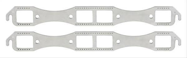 MR. GASKET 7430G Alum. Exhaust Gasket Set BBM w/Rect. Ports