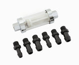 MR. GASKET 9706 Clear View Universal Fuel Filter