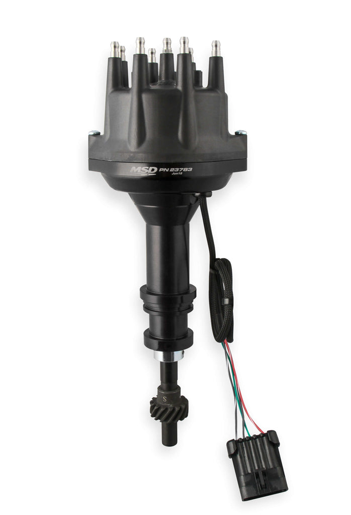 MSD IGNITION 23783 MSD Ignition Distributor Black Dual Sync Ford 351W Part 23783