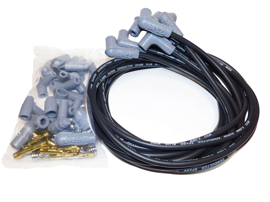 MSD IGNITION 31233 8.5MM Spark Plug Wire Set - Black
