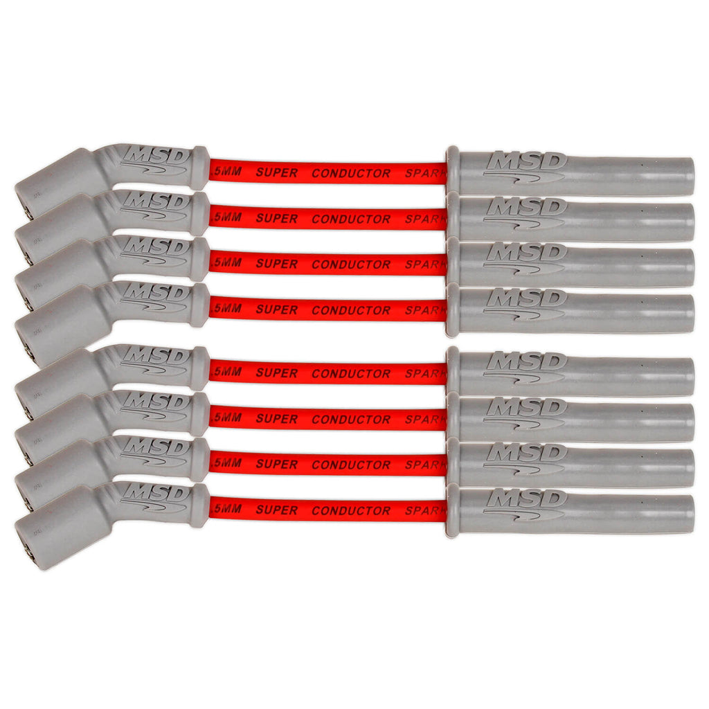 MSD IGNITION 33829 Plug Wire Set - Red GM LT1 2014-Up