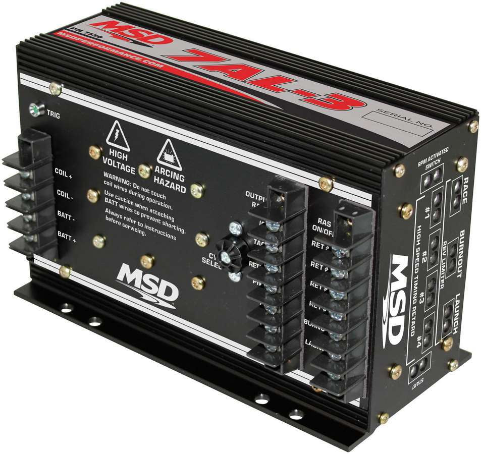 MSD IGNITION 7330 MSD 7AL-3 Pro Drag Race Ignition Box Black