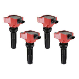 MSD IGNITION 825964 Coil Red  Ford Eco-Boost 2.0L  4-Cylinder4-pack