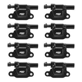 MSD IGNITION 826583 GM LS Coils 8-pk 99-08 Trucks - Black
