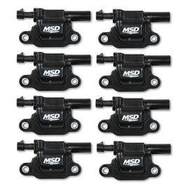 MSD IGNITION 826683 Coil Black Square GM V8 2014-Up 8pk
