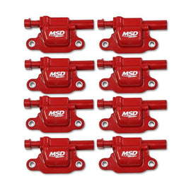 MSD IGNITION 82668 Coil Red Square GM V8 2014-Up 8pk