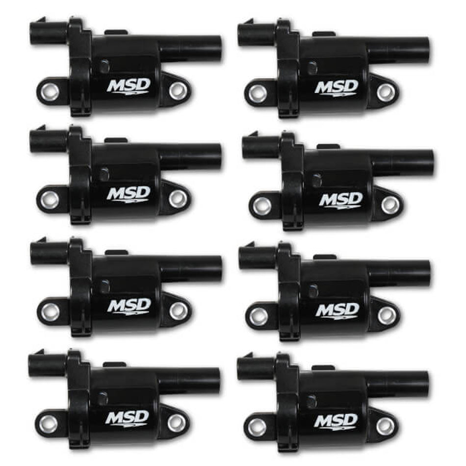 MSD IGNITION 826883 Coil Black Round GM V8 2014-Up 8pk