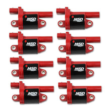 Load image into Gallery viewer, MSD IGNITION 82688 Coil Red Round GM V8 2014-Up 8pk