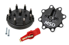 MSD IGNITION 84823 Cap & Rotor Kit - 85-95 Ford - Black