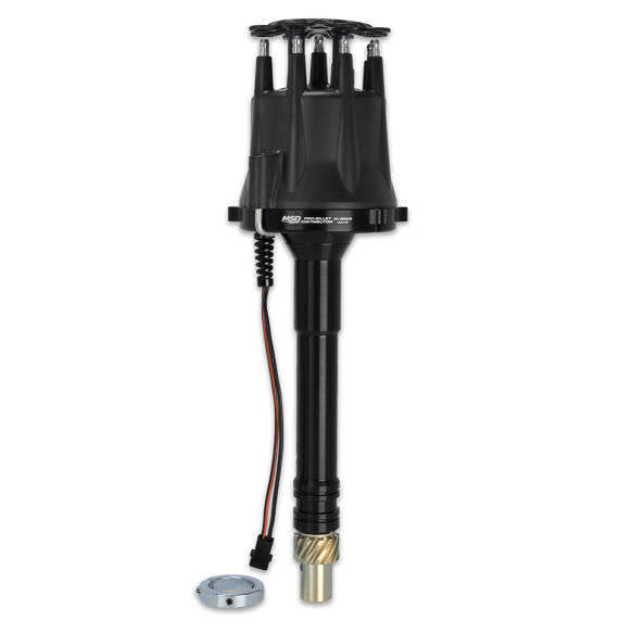 MSD IGNITION 85505 Chevy V8 Pro Billet Distributor Black Finish