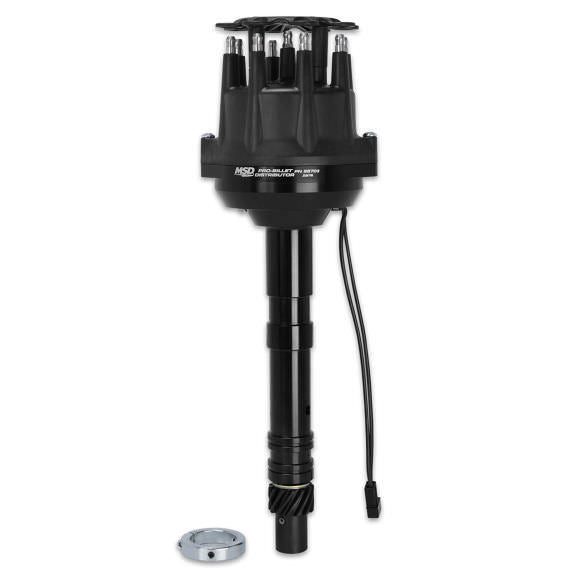 MSD IGNITION 85703 Chevy V8 Pro Billet Distributor Black Finish