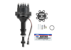 MSD IGNITION 857831 MSD Ignition SBF 351W Pro Billet Distributor with Steel Gear - Magnetic Pickup and Mechanical Advance