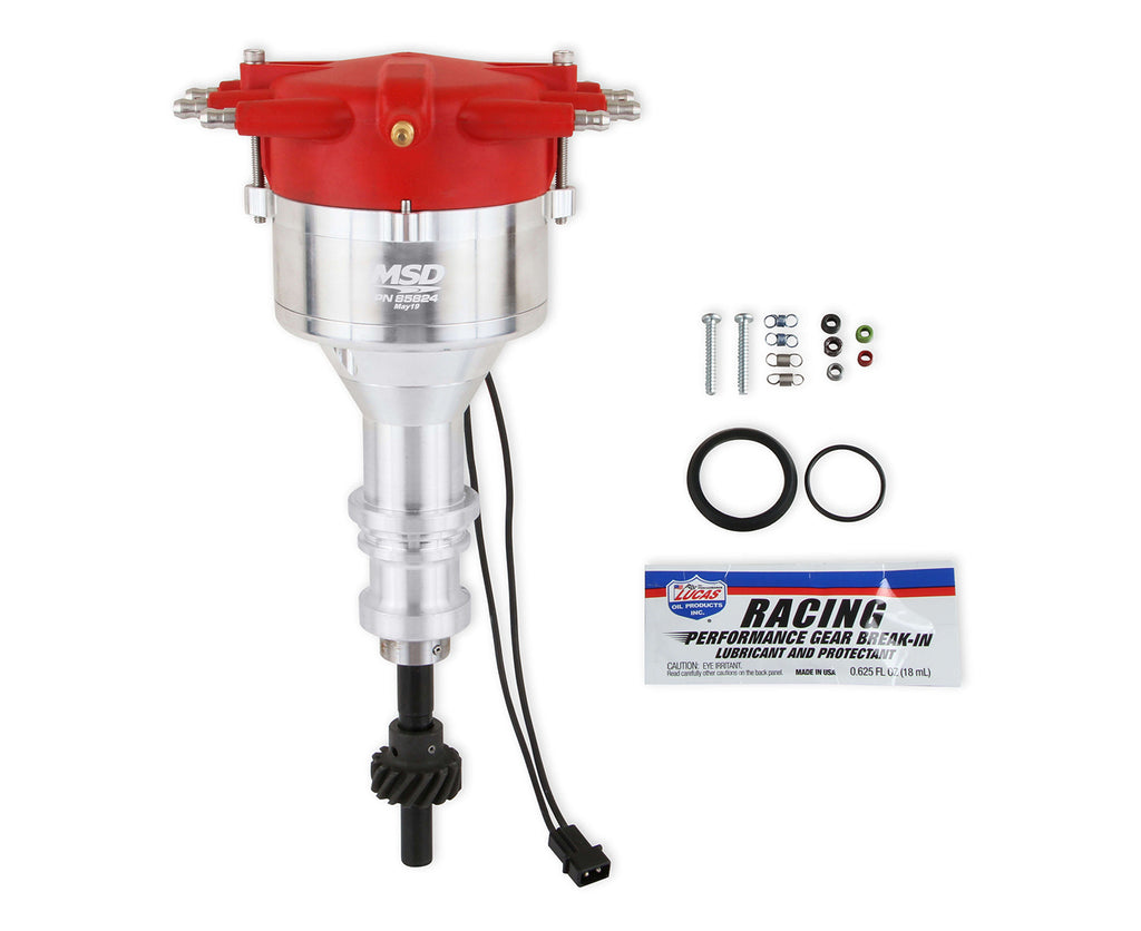 MSD IGNITION 85824 Billet Distributor SBF 289/302 w/Crab Cap