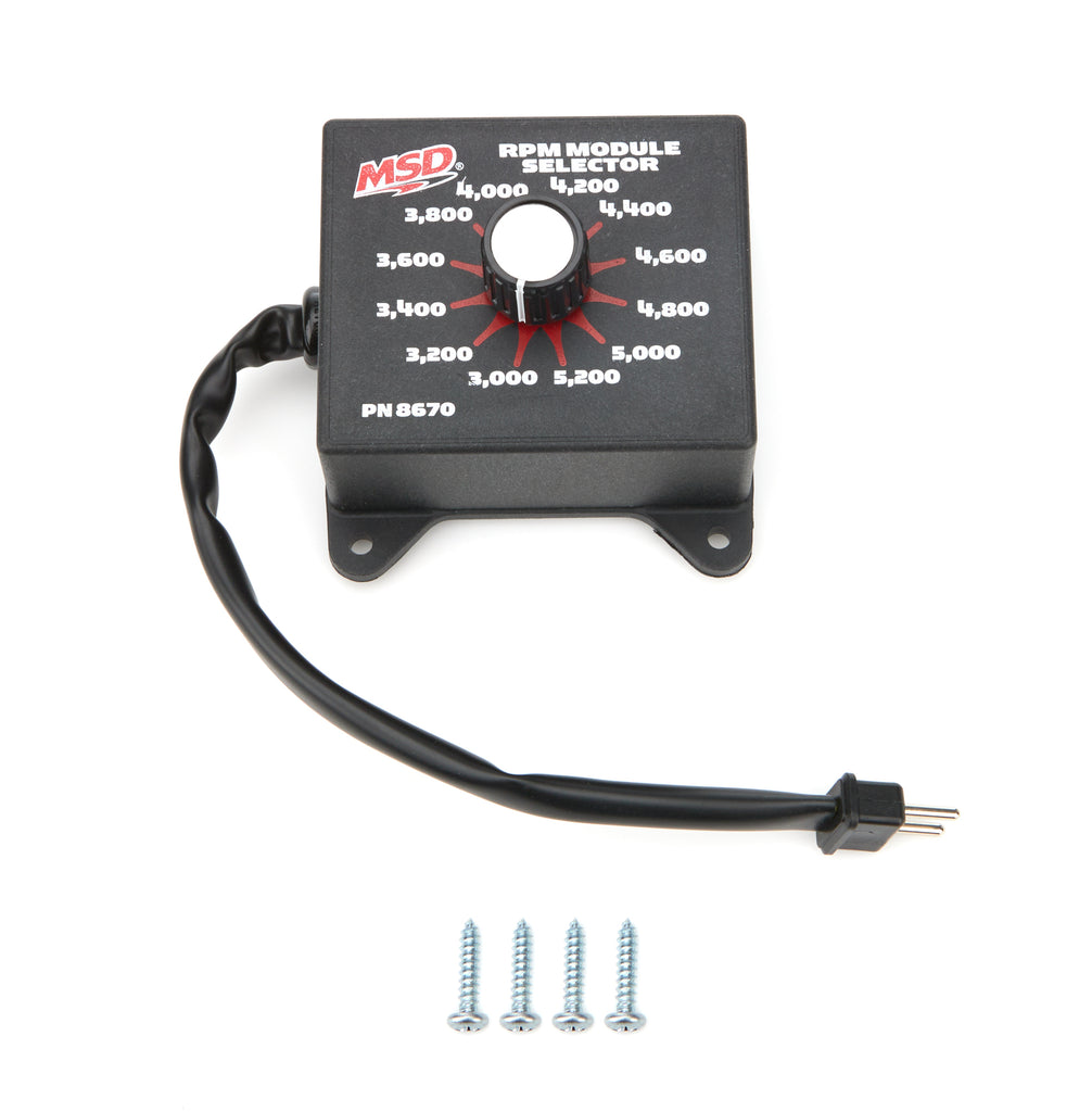 MSD IGNITION 8670 3000-5200 RPM Module Selector