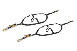 MACS CUSTOM TIE-DOWNS 111501 Dragster Front Nets Only Pair Flat Snap Hooks